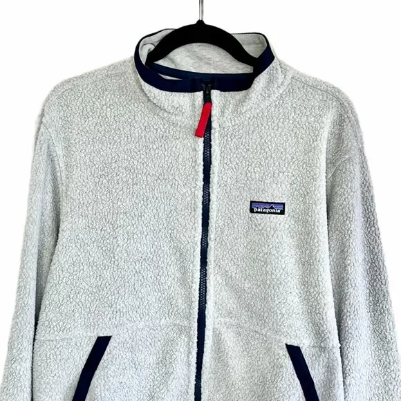 Patagonia Men's Shearling Jacket Oatmeal Heather US Large